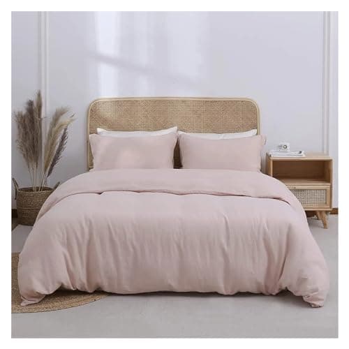 Natural French Washed 100% Linen Queen Comforter Set & Sheet, MM-102