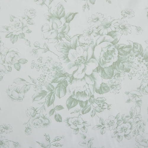 Laura Ashley Full Sheets, Cotton Percale Pink Bedding Set