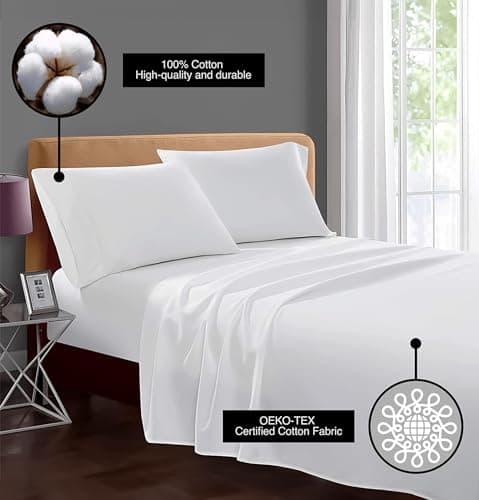 Bluemoon Homes 800 Thread Count Sky Blue Egyptian Cotton Sheets - Full/Queen Set