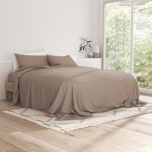 Essential Ultra Soft Linen Sheet Set 4-Piece Microfiber Bedding