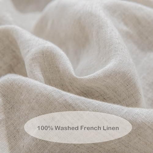 Meadow Park 100% Washed French Linen Queen Sheet Set