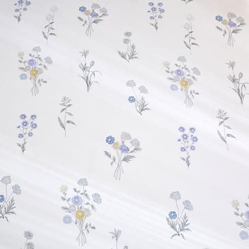 Vintage Floral Breathable Cooling 3-Piece Sheet Set - Deep Pocket Up to 16"
