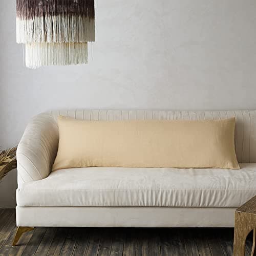Simple&Opulence Queen Size Natural Linen Duvet & Pillow Shams Set