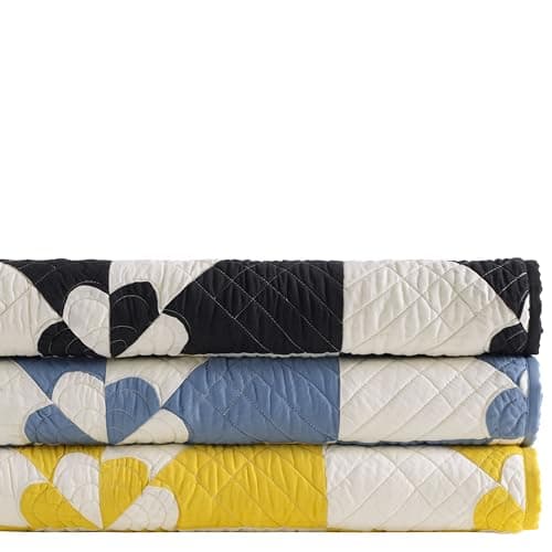 Black Geometric Quilt - King Size | Sunny Side