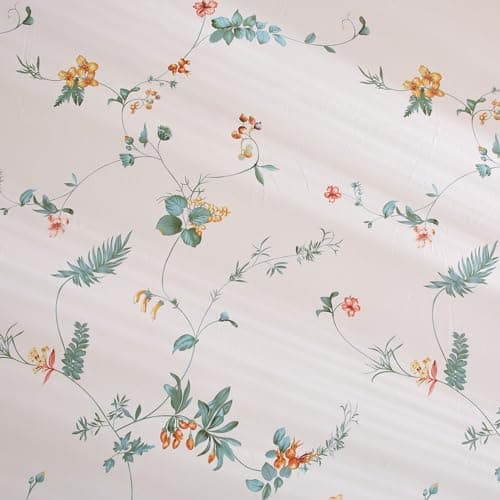 Vintage Floral Breathable Cooling 3-Piece Sheet Set - Deep Pocket Up to 16"