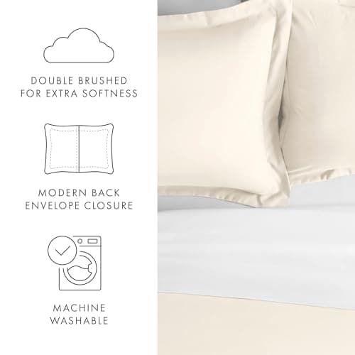 King Ivory Linen Market Pillow Sham
