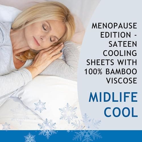 Cooling Bamboo Viscose Queen Sheet Set - Gray - Moisture Wicking & Ultra Soft