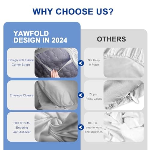 Bamboo Queen Sheets with 4 Elastic Straps and Cooling Properties
