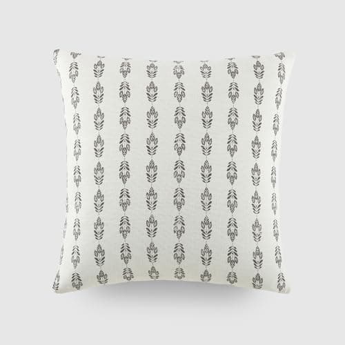 Linen Market Mustard Framed Stripe Cotton Decor Throw Pillow