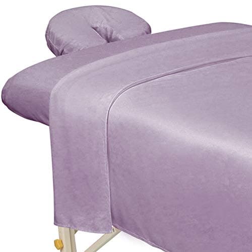 ForPro Professional Premium Microfiber Massage Sheet Set, Sage