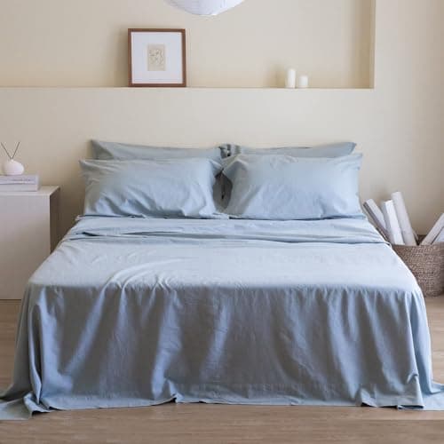 Simple Opulence Belgian Linen Sheet Set, Queen Size