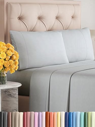 Extra Soft, Cooling Full Size Bed Sheets - Sleepy Town Brushed Microfiber Deep Pocket Set