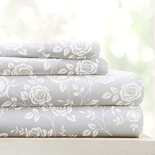 Ultra-Soft & Cooling Bed Sheets - Jade Arrows Design - Full Size - Deep Pocket Fits 16 Mattress