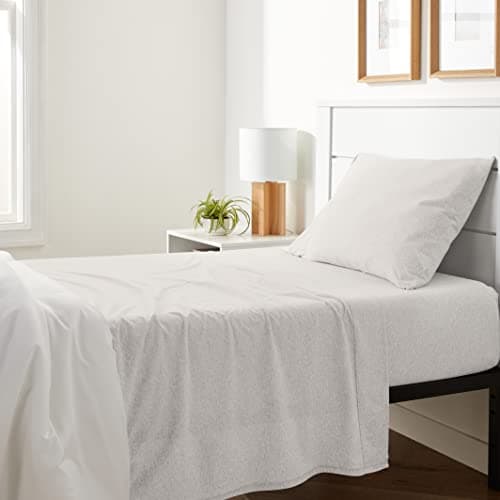Amazon Basics Full Size Oatmeal 4-Piece Bed Sheet Set