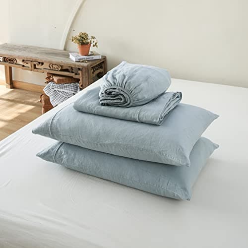 Simple&Opulence 100% Linen 4-Piece Sheet Set - Full Size