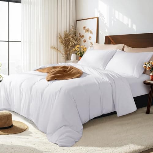 LBRO2M France Linen Queen Size Pillowcase Set 20"X30", Soft & Durable (2pcs)