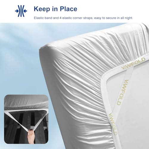 Bamboo Queen Sheets with 4 Elastic Straps and Cooling Properties