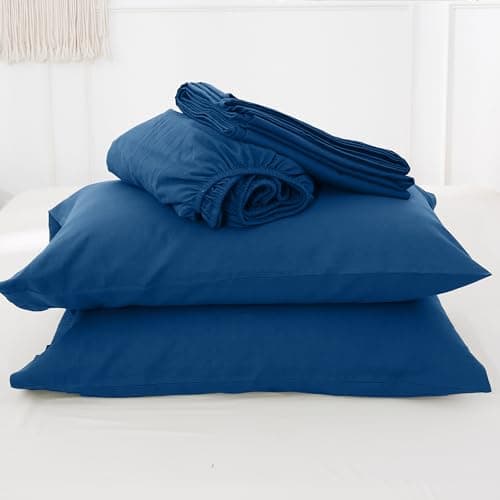 Simple&Opulence Belgian Linen Sheet Set - 4 Pieces (King Size, Linen/Beige)
