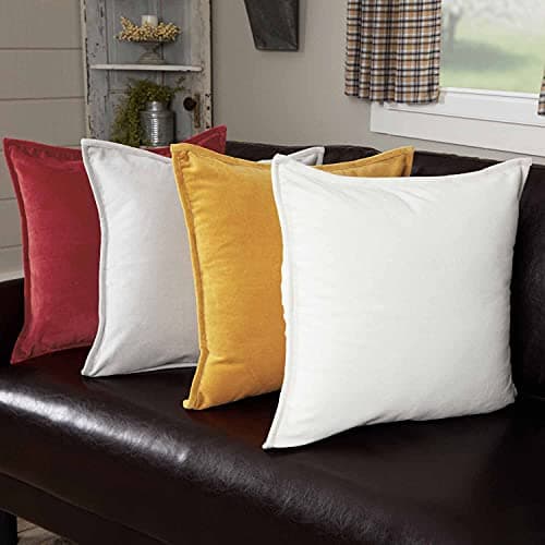 Piper Classics Morning Meadow Mustard Gold Crushed Velvet Throw Cover, Boho Farmhouse Decor