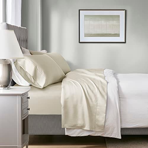 Beautyrest All Season Smart Temperature Sheets, King, Seafoam, 1000 Thread Count