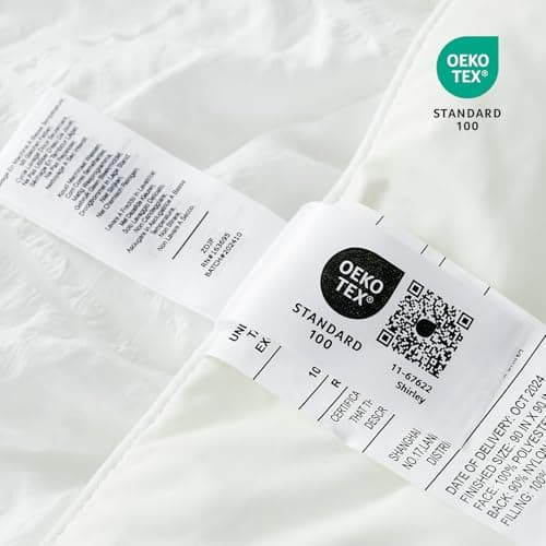 Q-Max 0.4 Reversible Cooling Comforter Queen Size White