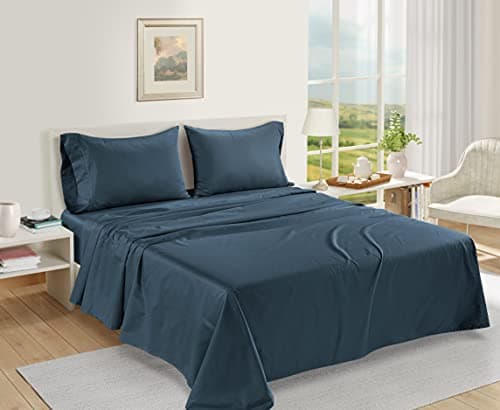 Luxury Hotel Bedding: Egyptian Cotton Queen Sheet Set - 1000 Thread Count