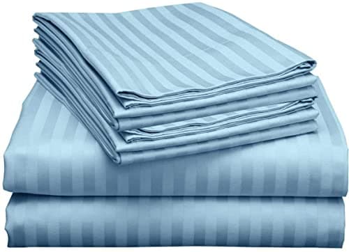 Queen Size 100% Egyptian Cotton Sheet Set - Deep Pockets - Royal Blue