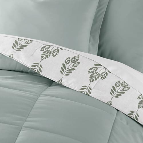 Linen Market Reversible Twin/Twin XL Comforter Set - Soft & Lightweight Down Alternative