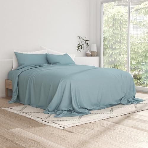 Essential Ultra Soft Linen Sheet Set 4-Piece Microfiber Bedding