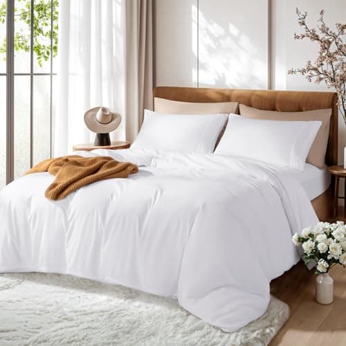 LBRO2M France Linen Queen Size Pillowcase Set 20"X30", Soft & Durable (2pcs)