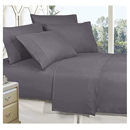 1800 Thread Count Premier Hotel-Quality Soft Bed Sheets, Full White