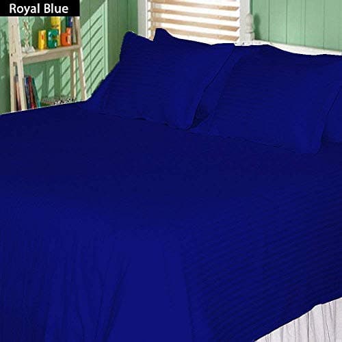 Authentic 1500 Thread Count Egyptian Cotton 4-PC Sheet Set (Queen, Beige Stripe)