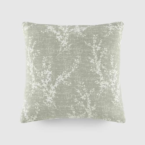 Linen Market Mustard Framed Stripe Cotton Decor Throw Pillow