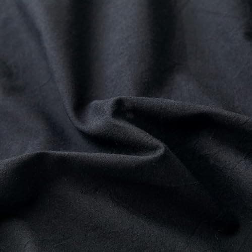 JELLYMONI 100% Washed Cotton Pillowcases Set with Button Closure, 2 Pack Standard(20×26) - Linen Grey