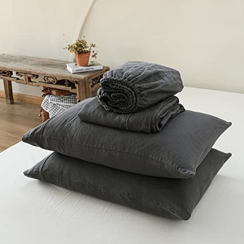 Simple&Opulence 100% Linen 4-Piece Sheet Set - Full Size