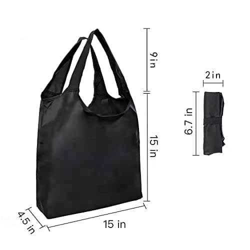 Aricsen 20-Pack Durable Colorful Reusable Grocery Bags, Eco-Friendly & Strong