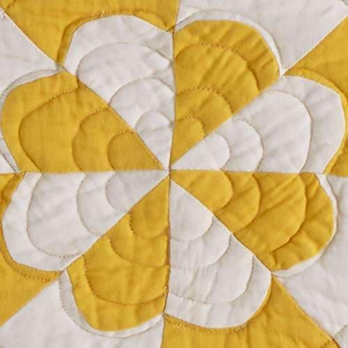 Black Geometric Quilt - King Size | Sunny Side