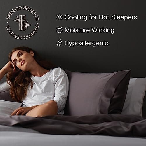 Organically Grown Bamboo Sheet Set - Buttery Soft, Cooling, High GSM - 4pc (Clay, Queen)