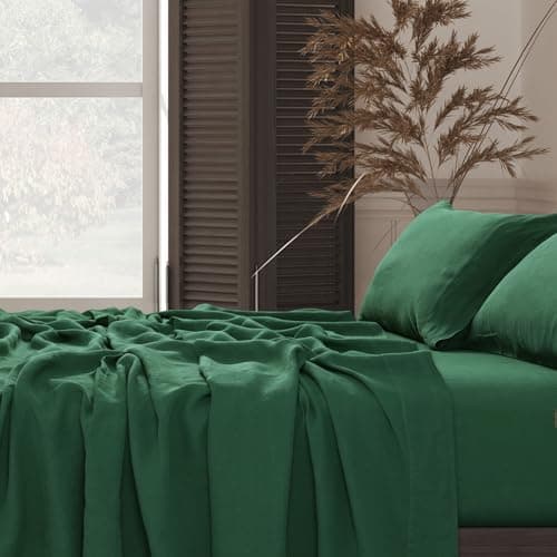 French Linen 2-Piece Bed Pillowcase Set, Earth Oak, Standard - Envelope Closure, European Flax Certified