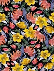 Twin Lemon Tropical Bedding Set with Pillowcases 68x87 Zipper Closure Corner Ties