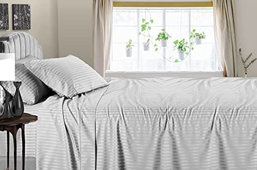 Premium 100% Egyptian Cotton 800 Thread Count 120x80 King Sheet Set, Deep Pocket 18", Mediterranean Blue