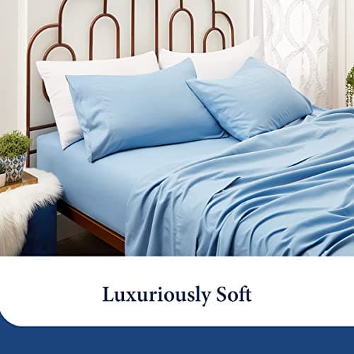 Ultra Soft Cooling Bamboo Pillowcases Set - King Size, Dark Teal