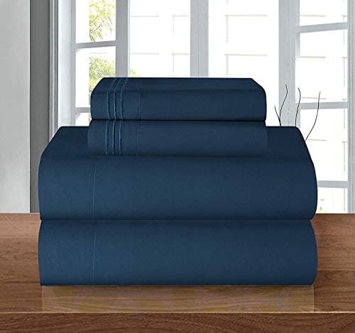 Luxury 1500 Thread Count Queen Sheet Set, Wrinkle Resistant, Turquoise