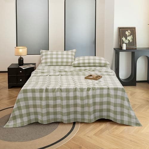 EVERLY Stone-Washed French Linen Sheets, King Size - Aqua