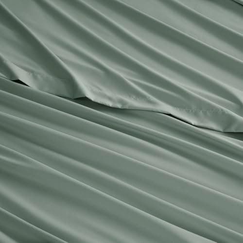 Hearth & Harbor Extra Deep 24" Pocket King Sheets - Microfiber - White