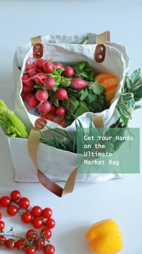 Reusable Heavy Duty Tote Bags for Bulk Shopping