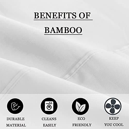 100% Organic Cotton Full-XL Bed Sheets & Pillowcases - Navy Blue, 12" Deep Pocket Fit, Luxury Soft 6-Piece Set