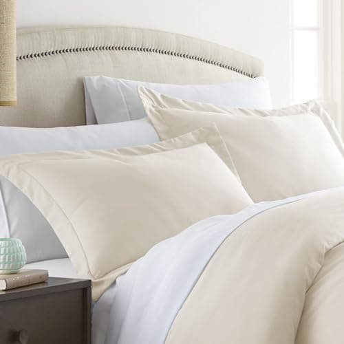 King Ivory Linen Market Pillow Sham