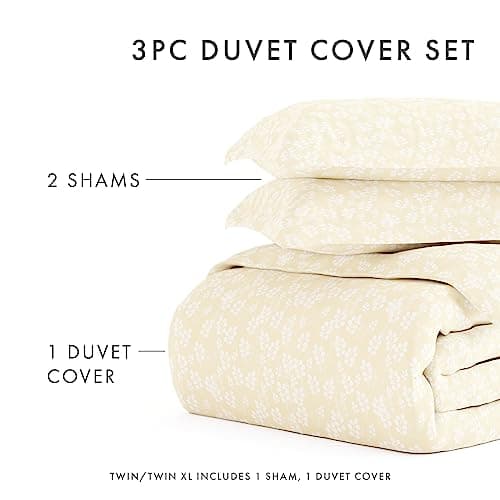 Queen Duvet Cover Set - Hotel-Like Comfort with Softness & Exquisite Prints