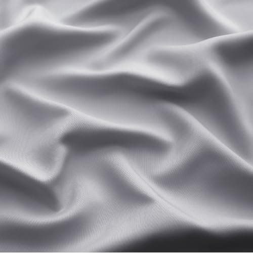 Bedsure King Size Cooling Sheets, Rayon from Bamboo, Deep Pocket 16", Silver Grey